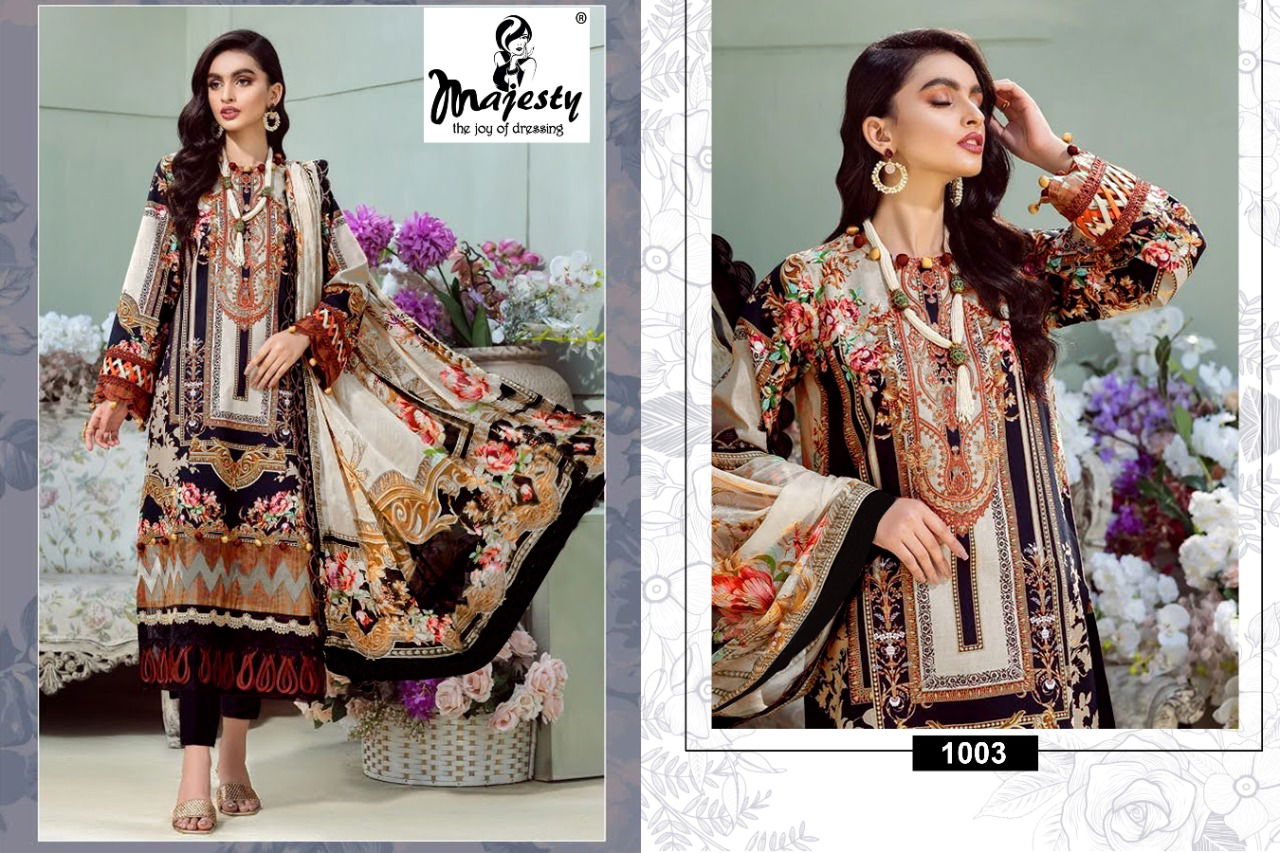 Jade bliss Casual Wear Wholesale Cotton Pakistani Suits Catalog